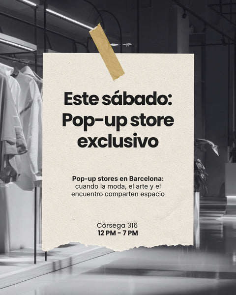 Pop-up stores en Barcelona: cuando la moda, el arte y el encuentro comparten espacio