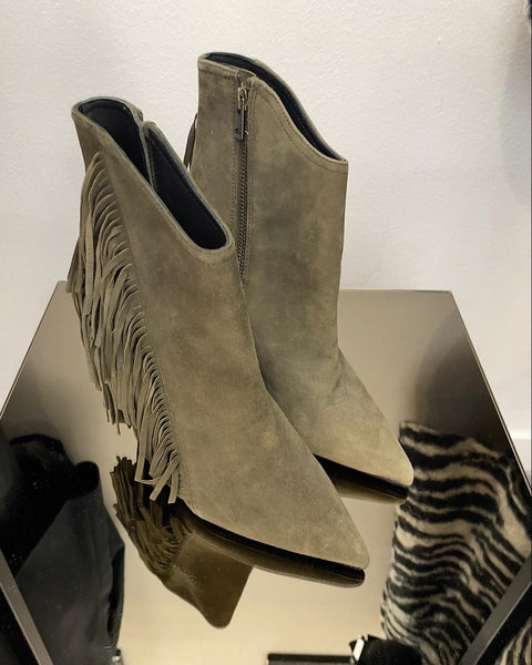 Botas de ante con flecos - ALLSAINTS