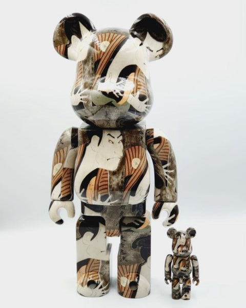 MEDICOM TOY BEARBRICK - TOSHUSAI SHARAKU - ACTOR OTANI ONIJI III