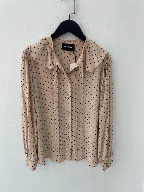 Camisa rosa con lunares negros - THE KOOPLES