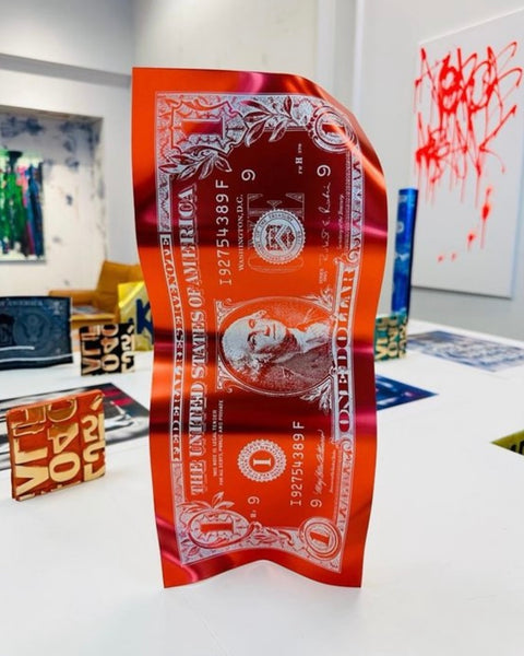 One Dollar Rosso - KARL LAGASSE (1981)