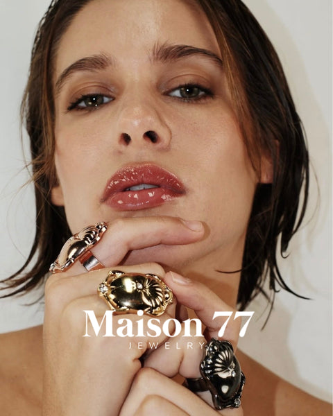 Lucky Ring Black - MAISON 77