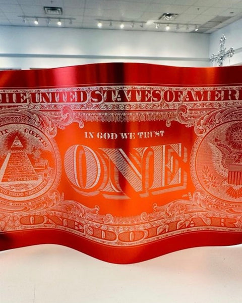 One Dollar Rosso - KARL LAGASSE (1981)