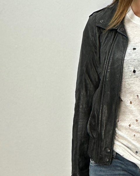 Chaqueta de Cuero - SANDRO