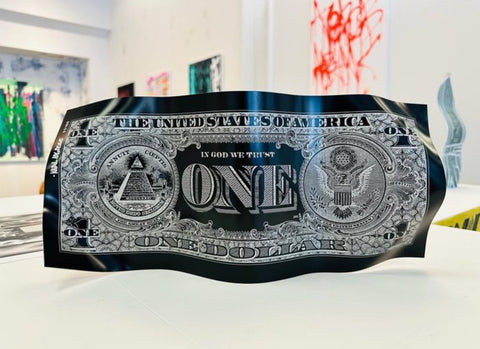 One Dollar Black Silver - KARL LAGASSE (1981)