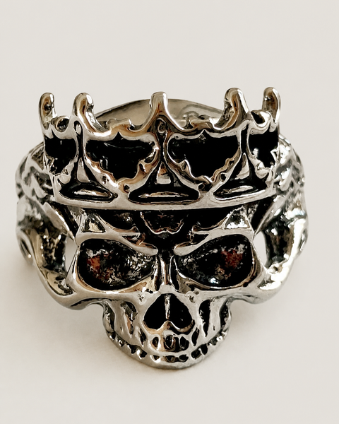 Anillo Unisex - Calavera con su Corona - AUNEA