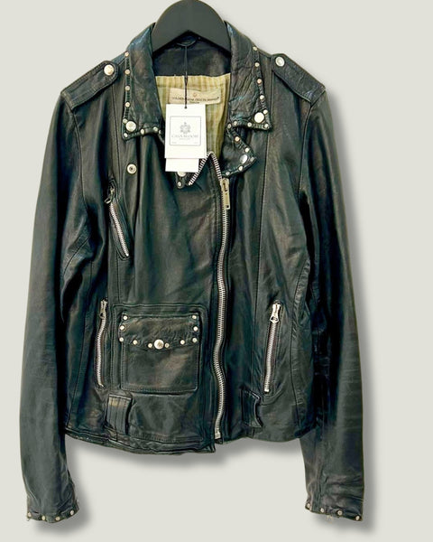 Blouson de cuero Golden Goose, mujer, talla M 38