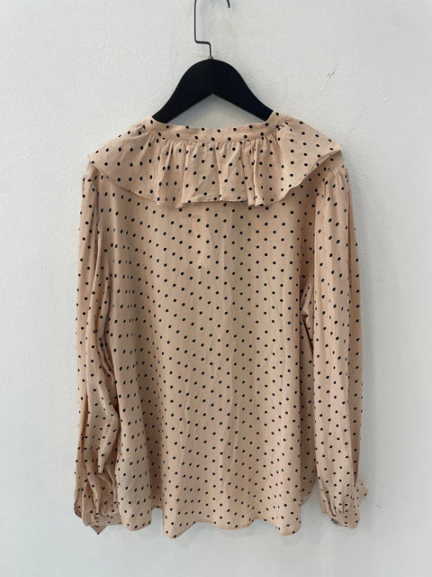 Camisa rosa con lunares negros - THE KOOPLES