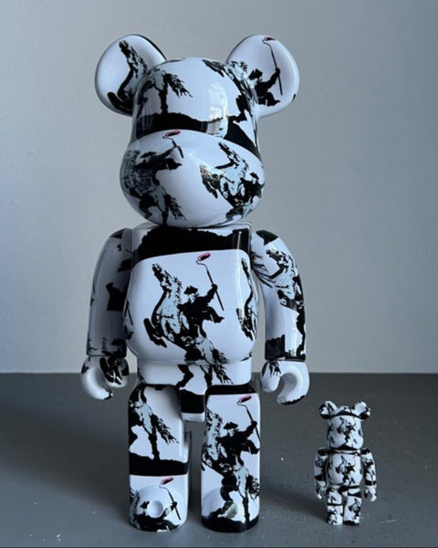MEDICOM TOY BEARBRICK - BRANDALISM / BANKSY - HIGHWAY