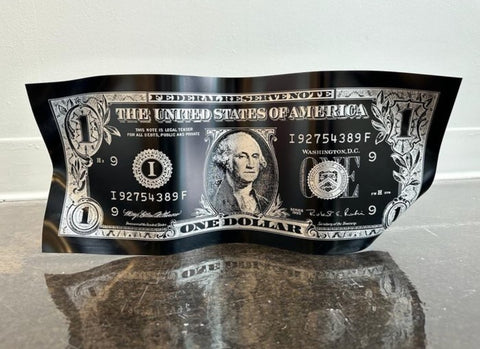 One Dollar Black Silver - KARL LAGASSE (1981)