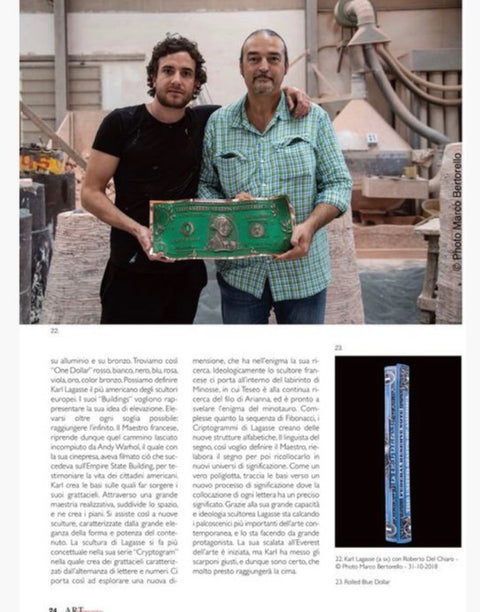 One Dollar Rosso - KARL LAGASSE (1981)