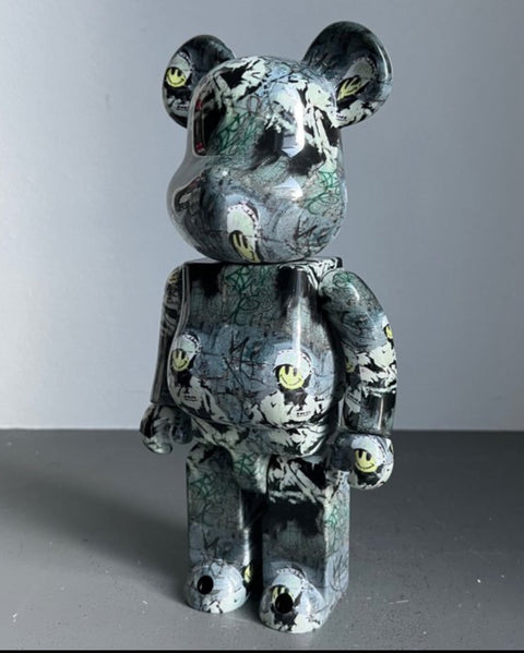 MEDICOM TOY BEARBRICK - RIOT COP - BANKSY