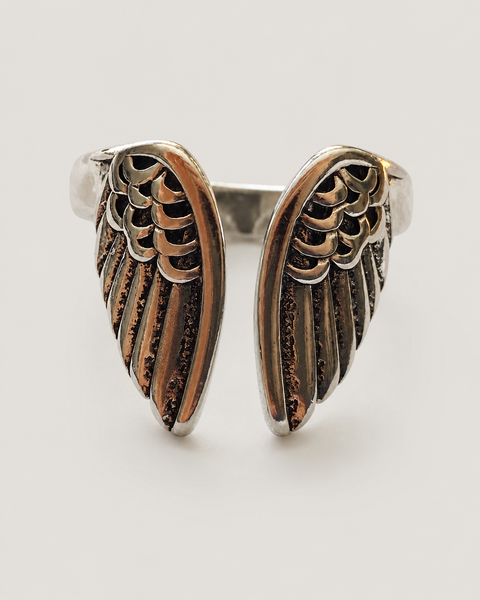 Anillo unisex con alas de angel | talla ajustable - AUNEA