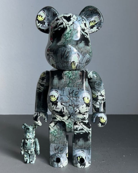 MEDICOM TOY BEARBRICK - RIOT COP - BANKSY