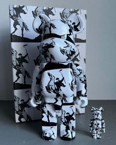 MEDICOM TOY BEARBRICK - BRANDALISM / BANKSY - HIGHWAY