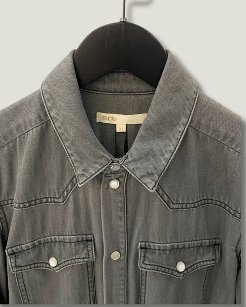 Mono corto de 2 piezas en tejano - MAJE