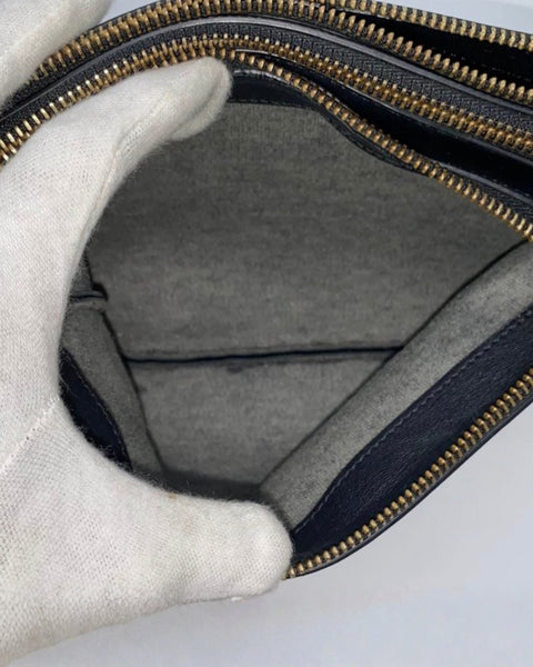 Céline Trio Petit Modelo – Bolso bandolera de cuero negro - CÉLINE