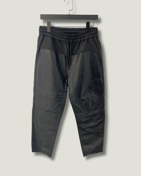 Pantalón de cuero de pierna ancha de ALEXANDER WANG para H&M