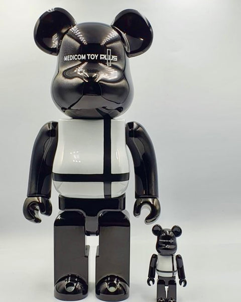 MEDICOM TOY BEARBRICK - MEDICOMTOY PLUS - BLACK CHROME 2021