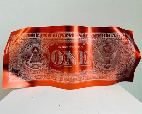 One Dollar Rosso - KARL LAGASSE (1981)