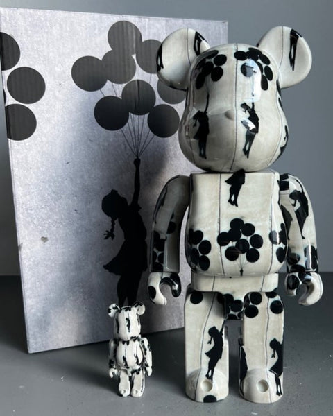 MEDICOM TOY BEARBRICK - THE GIRL WITH BALLONS - BANKSY