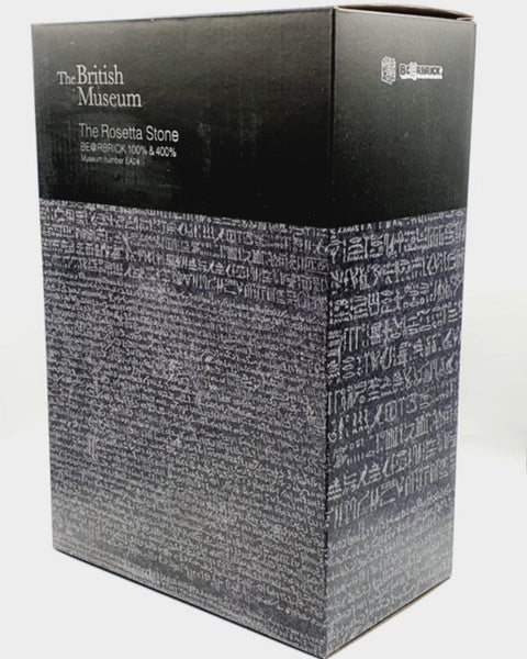 MEDICOM TOY BEARBRICK - THE BRITISH MUSEUM - ROSETTA STONE