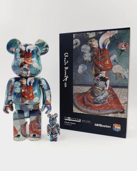 MEDICOM TOY BEARBRICK - BOSTON MUSEUM - CLAUDE MONET - LA JAPONAISE