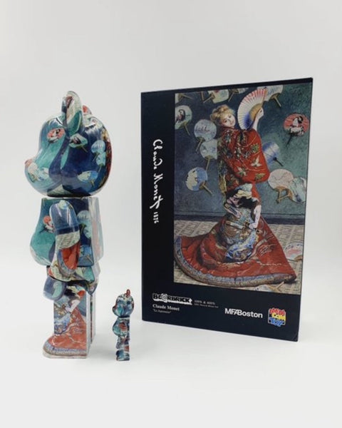 MEDICOM TOY BEARBRICK - BOSTON MUSEUM - CLAUDE MONET - LA JAPONAISE
