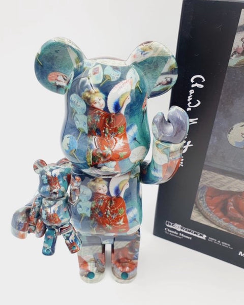 MEDICOM TOY BEARBRICK - BOSTON MUSEUM - CLAUDE MONET - LA JAPONAISE
