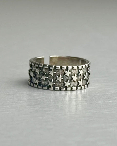 Anillo Estrellas en plata - ARGENT