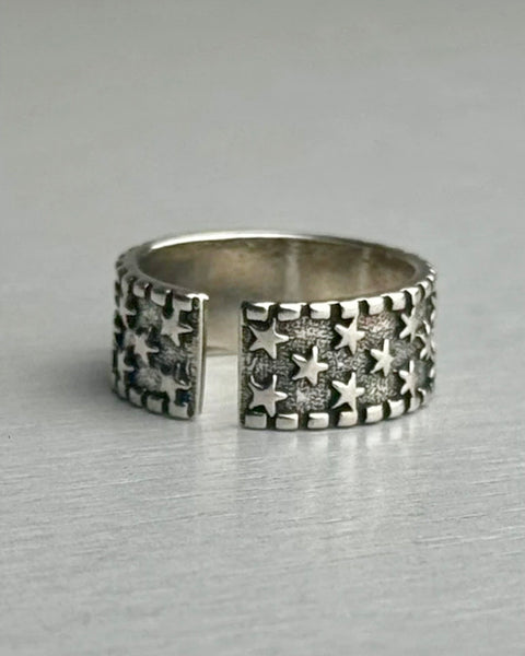 Anillo Estrellas en plata - ARGENT