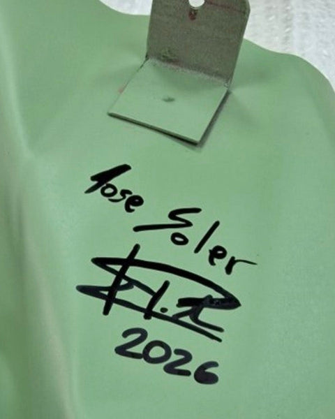 Steel Silk – Matt Olive Green (Wall Sculpture) - JOSÉ SOLER ART