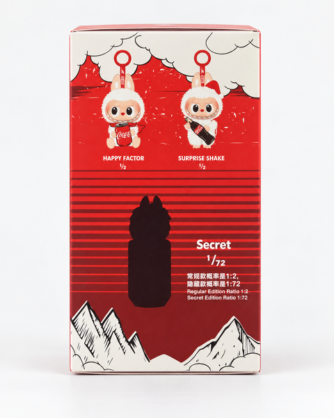 Nueva vista trasera, LABUBU THE MONSTERS COCA-COLA Series Vinyl Face Blind Box de POP MART.