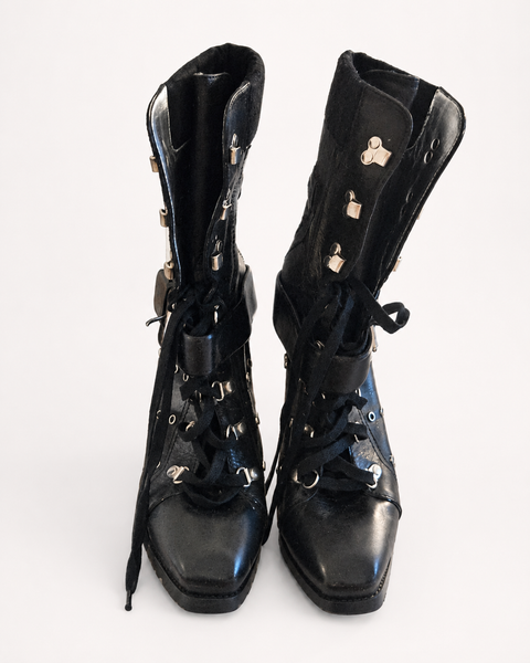 Botines Altos + Suelas Antideslizantes - BARBARA BUI