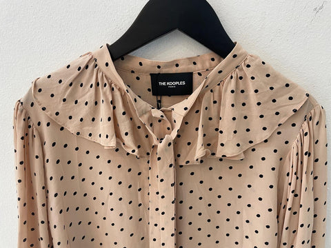 Camisa rosa con lunares negros - THE KOOPLES