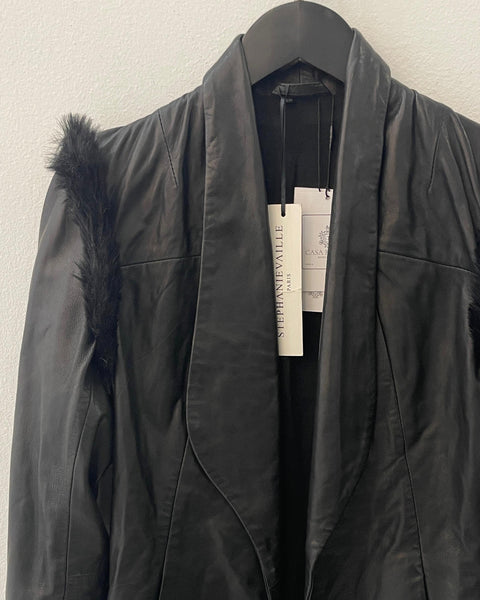Chaqueta de cuero - STEPHANIE VAILLE (Articulo nuevo)