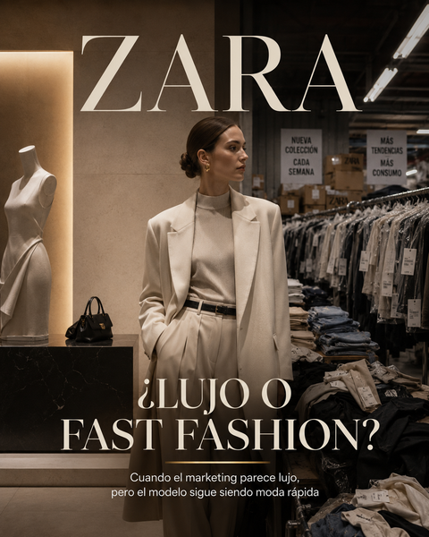 Zara quiere parecer lujo, pero sigue siendo fast fashion