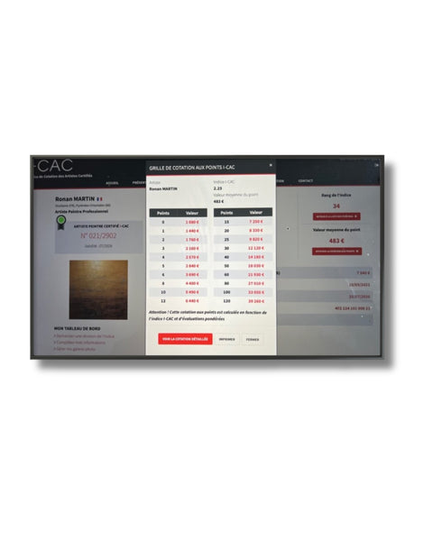 Obra contemporánea “Ghosts – XXL – Pierre Soulages” – RONAN MARTIN