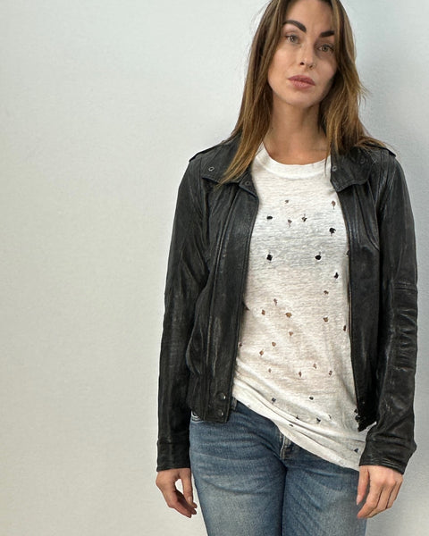 Chaqueta de Cuero - SANDRO
