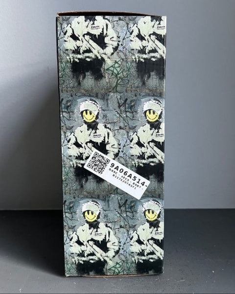 MEDICOM TOY BEARBRICK - RIOT COP - BANKSY