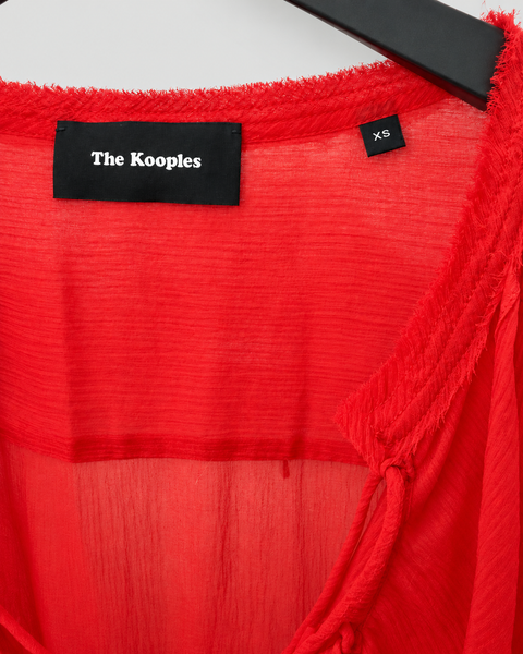 Detalle de la etiqueta THE KOOPLES talla XS