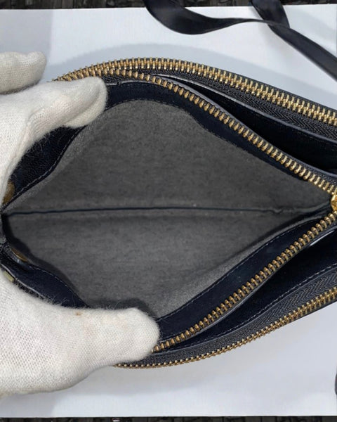 Céline Trio Petit Modelo – Bolso bandolera de cuero negro - CÉLINE