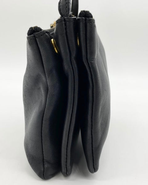 Céline Trio Petit Modelo – Bolso bandolera de cuero negro - CÉLINE