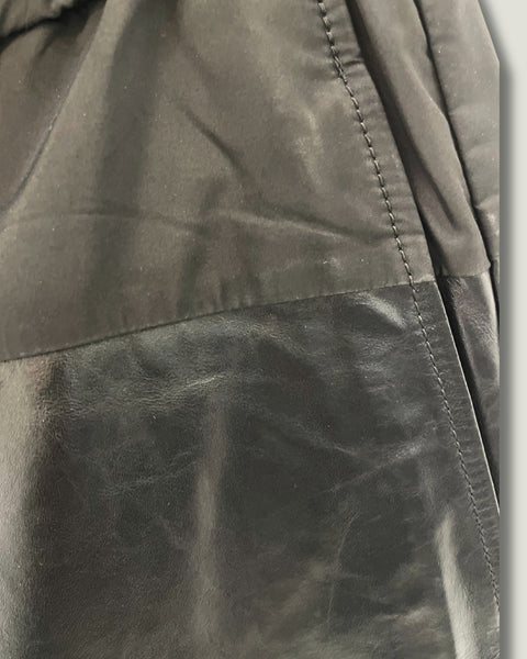 Pantalón de cuero de pierna ancha de ALEXANDER WANG para H&M