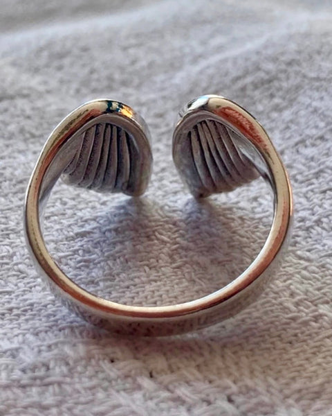 Anillo unisex con alas de angel | talla ajustable - AUNEA