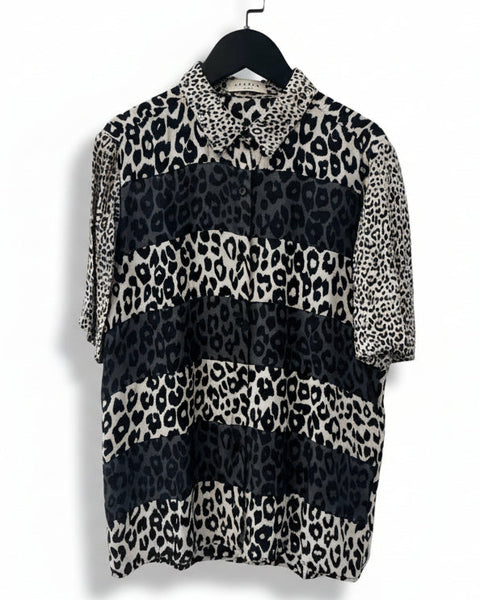 Camisa mangas cortas 100% seda - SANDRO