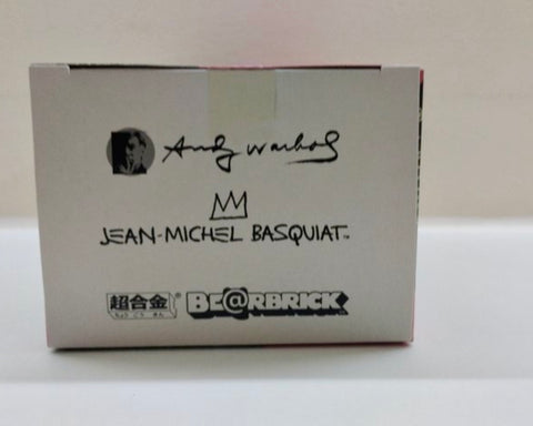 MEDICOM TOY BEARBRICK - ANDY WARHOL & JEAN MICHEL BASQUIAT - CHOGOKIN (ACERO)
