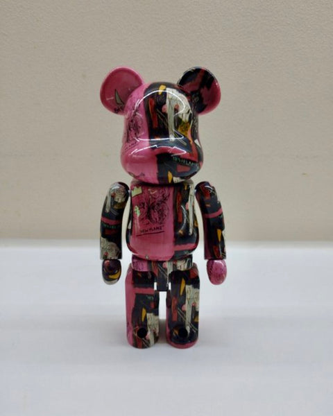 MEDICOM TOY BEARBRICK - ANDY WARHOL & JEAN MICHEL BASQUIAT - CHOGOKIN (ACERO)