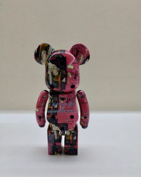 MEDICOM TOY BEARBRICK - ANDY WARHOL & JEAN MICHEL BASQUIAT - CHOGOKIN (ACERO)