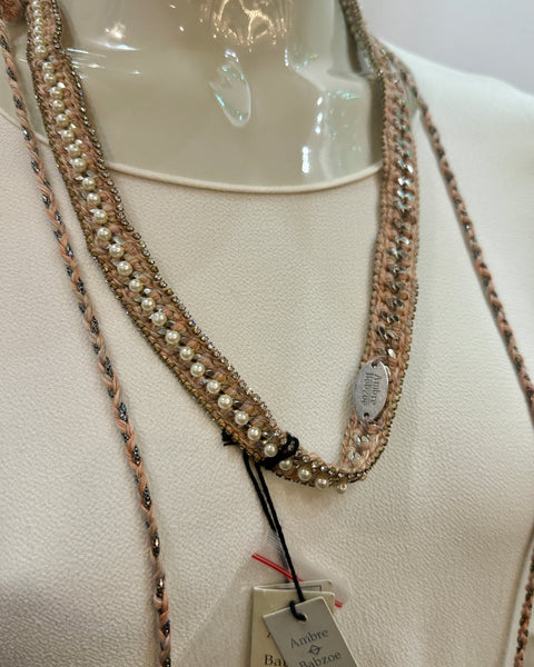 Collar y cintura de perlas - AMBRE BABZOE
